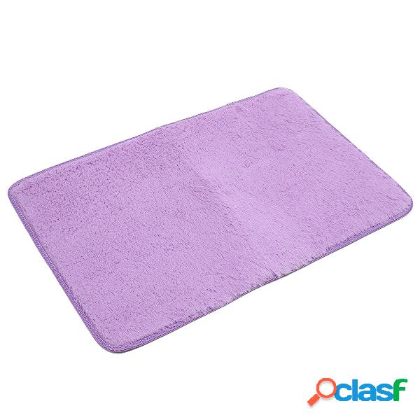 3 Tamanhos Tapetes macios roxos Anti-Skid Shaggy Area Rug