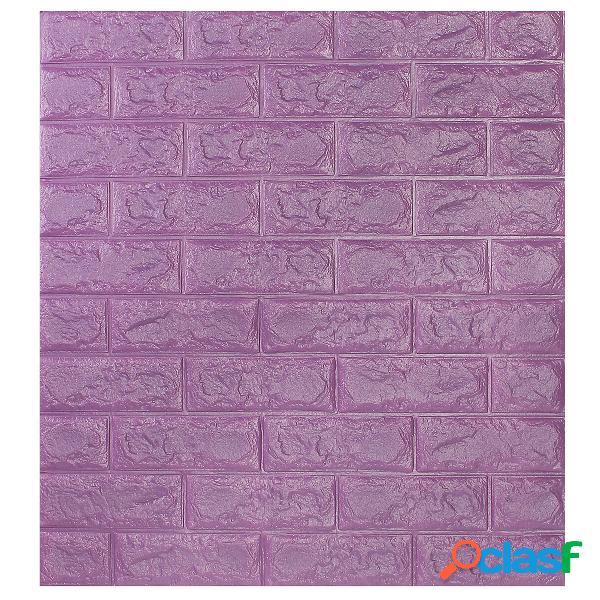 3D Brick Pattern Wallpaper Quarto Sala de estar Modern Wall