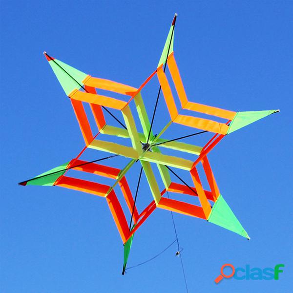 3D Colorful Flower Kite Linha única Outdoor Sports Toy