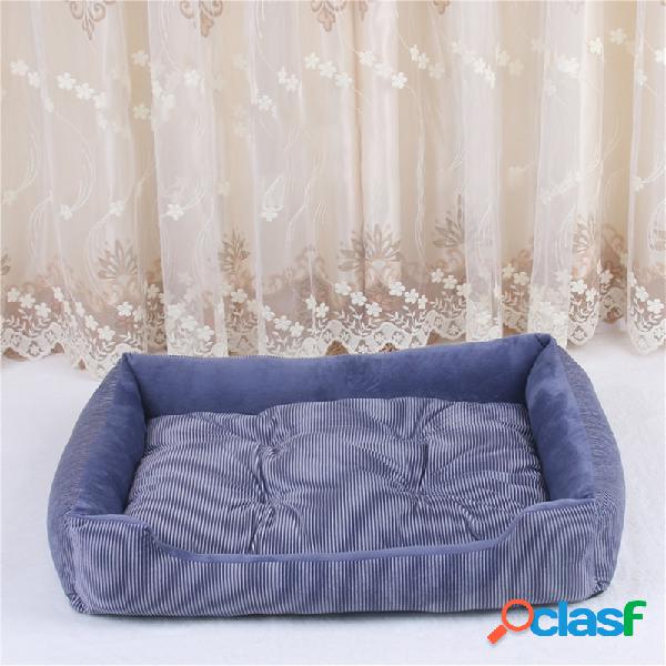 4 Cores De Cristal De Veludo Pet Sofá Cama Cão Gato Dormir