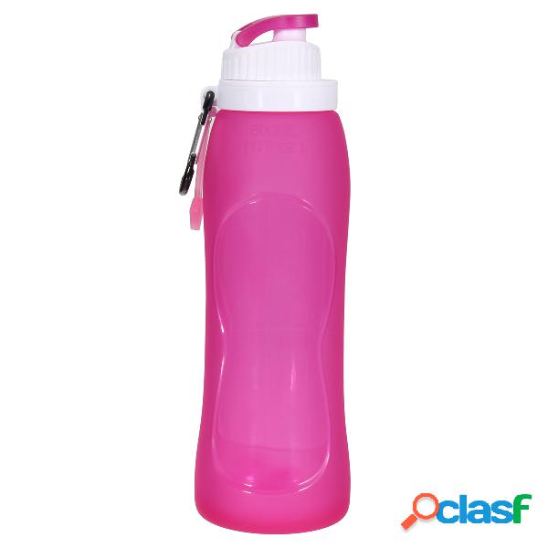 500ml Portable Silicone Folding Water Bottle Escalada