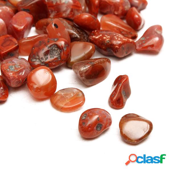 50g DIY 7-9mm Red Agate Gravel Stones Onyx Stone Aquarium