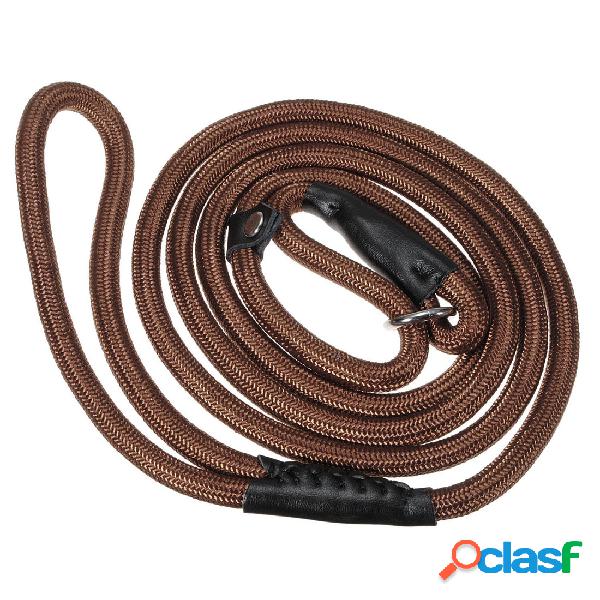 55 '' Corda de nylon ajustável Pet Dog Slip Training