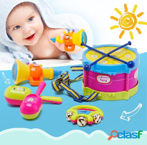 5Pcs Kids Baby Drum Drum Musical Instruments Banda Kit
