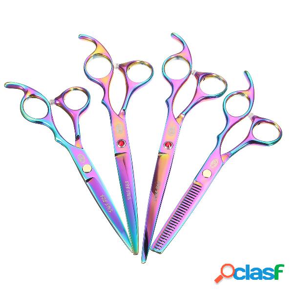 7 polegadas Aço inoxidável Pet Hair Scissors Dog Grooming
