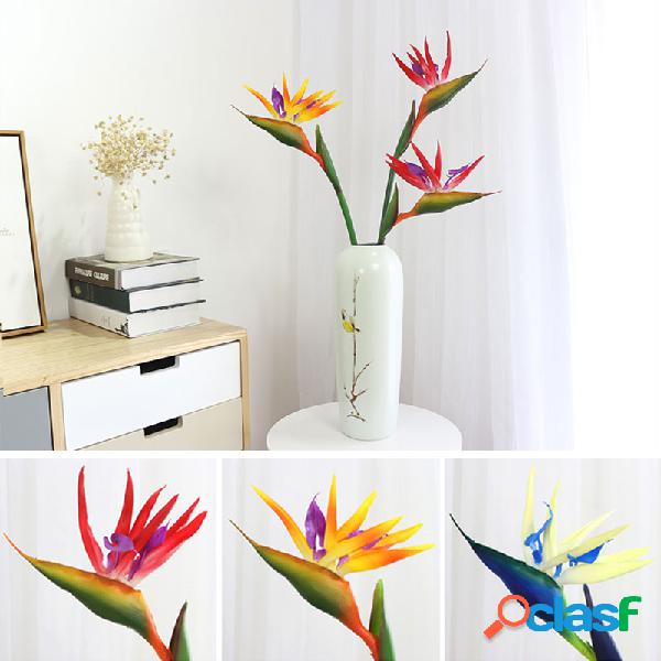70/90 cm Silicone Ave do paraíso flor artificial festa em