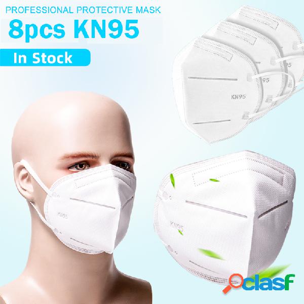 8 Peças / pacote 0f Máscaras KN95 passaram no teste