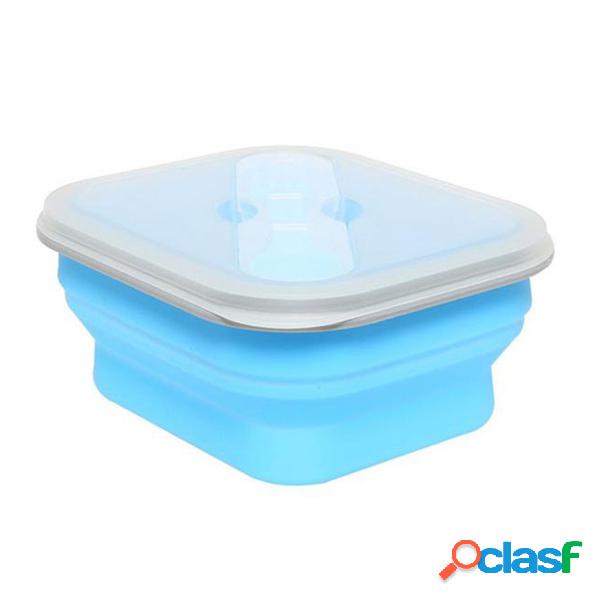 Almofada de Silicone Colapsável BPA Recipiente de Alimentos
