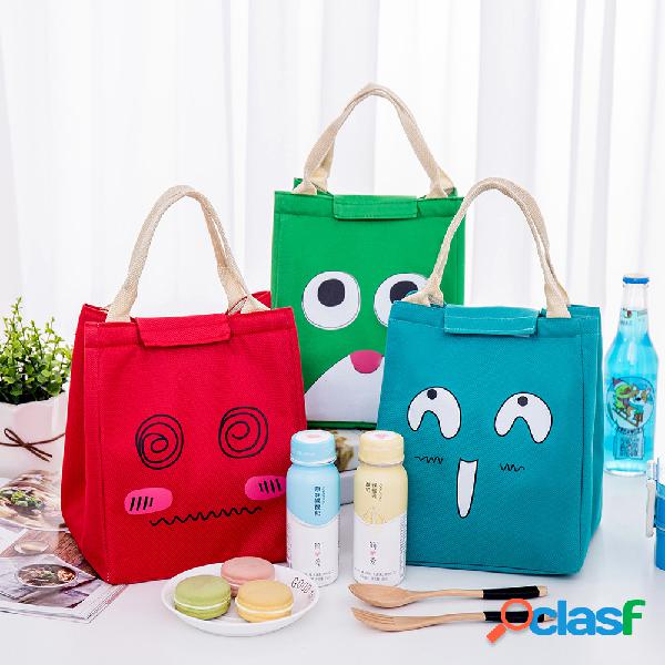 Almoço Tote Bag Porta-refrigerador de piquenique portátil