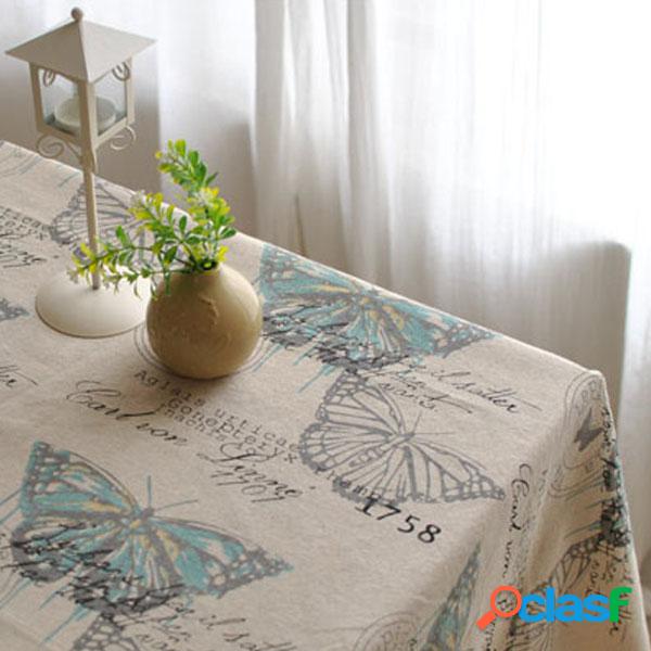 American Style Cotton Linen Tableware Mat Tablerunner Toalha