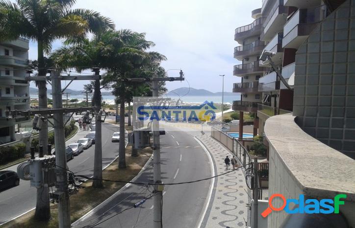 Apto de 3 quartos 1 suíte vista da Praia do Forte Cabo Frio