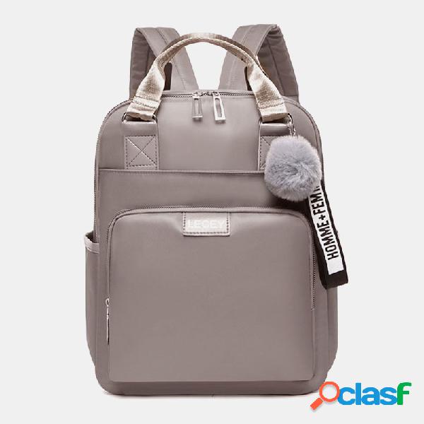 As mulheres viajam Bolsa Backpack Casual Waterproof Bolsa