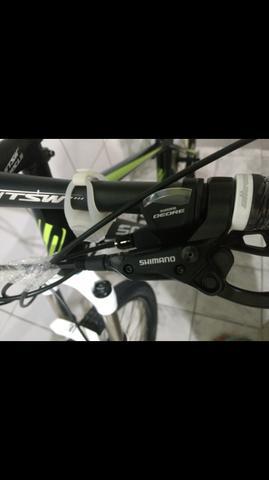 Bike Aro 29 Susp Rock Shox ar/óleo 17 Shimano Deore Xt