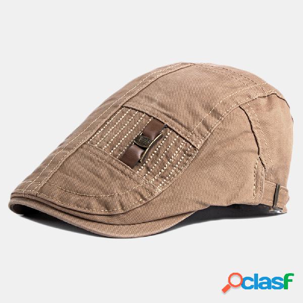 Boné de boina ajustável unisex do pintor Classic Cabbie de