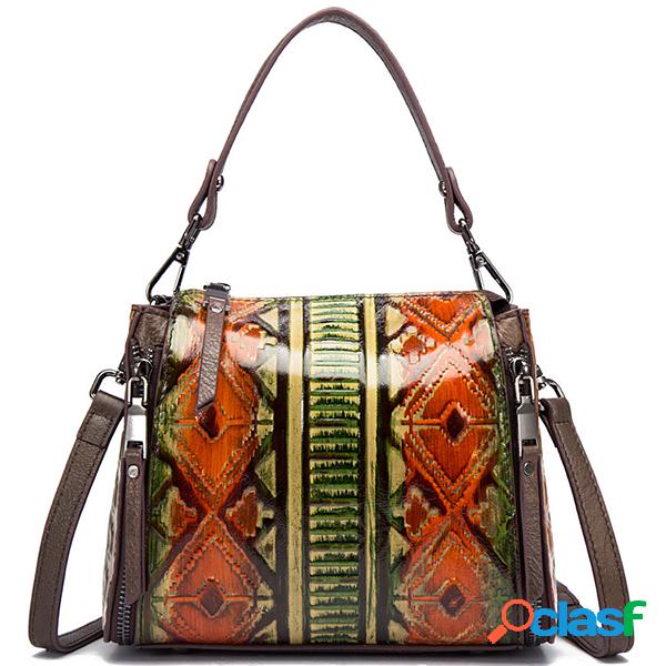 Brenice Em Relevo Bolsas Artesanais De Couro Do Vintage