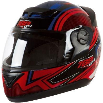 CT1845 - Capacete Evolution 4G Vermelho e AzulL 58 Pro Tork