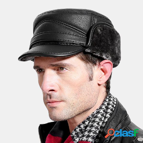 Caçador Chapéu Earmuffs Grossos Ao Ar Livre Quente dos