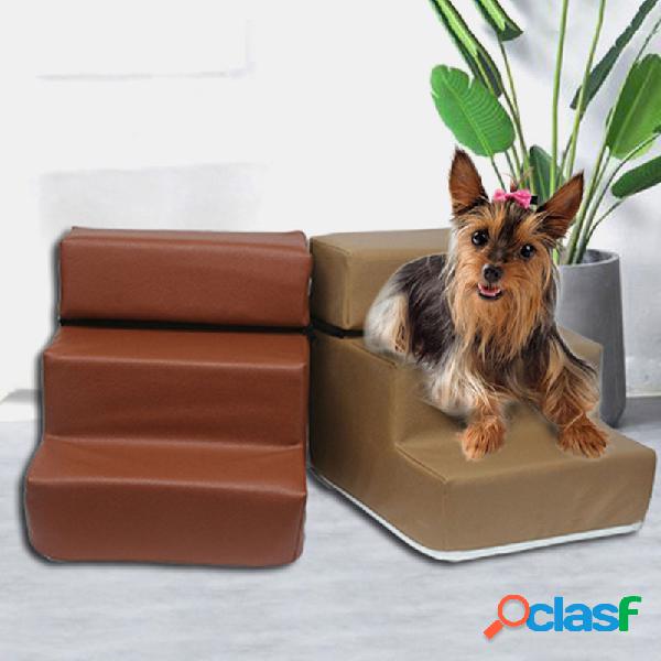 Cachorro Escadas de imitação de couro Escada para animais