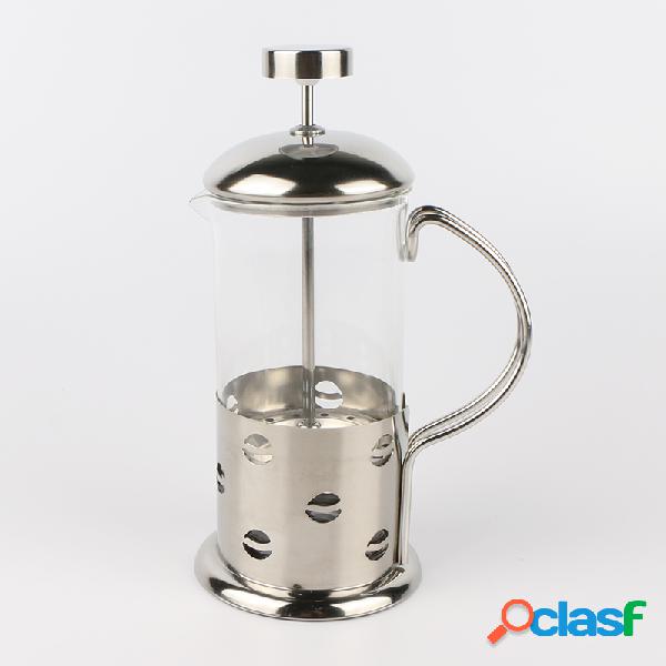 Cafeteira isolada de chá de aço inoxidável Filtro Double