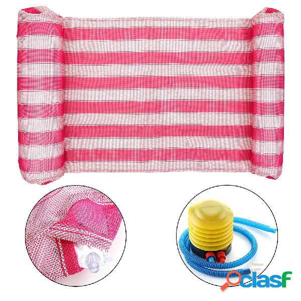 Cama flutuante Listrada colorada de dormir flutuante ao ar