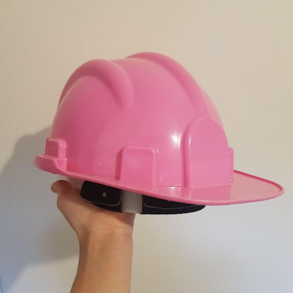 Capacete rosa