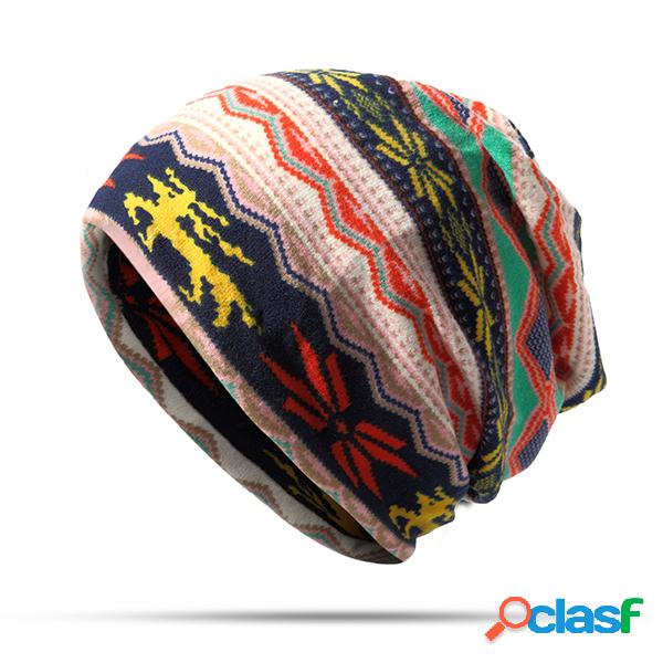 Chapéu Bonnet de Algodão Confortável Multi-Função