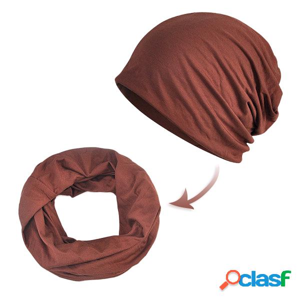 Chapéu Multi-funcional de Algodão Respirável Bonnet Cor