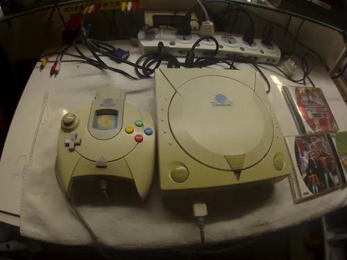 Console Dreamcast + 3 Jogos Originais
