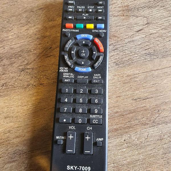 Controle remoto para TV Sony