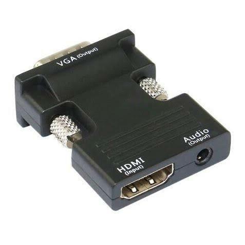 Conversor HDMI fêmea p/ VGA macho