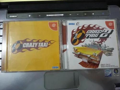 Crazy Táxi 01 E 02 Originais - Sega Dreamcast
