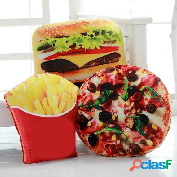 Creative Squishy 3D Pizza Cola Batata Hamburger Chips