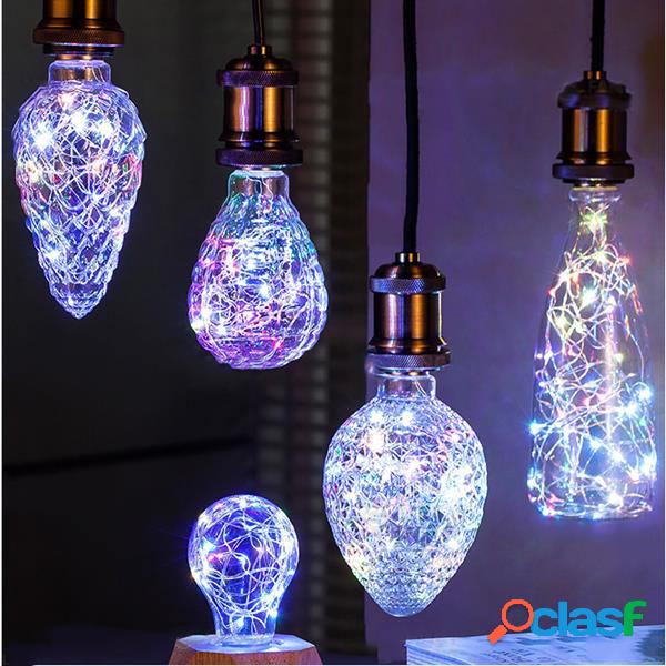 E27 3W Vintage Edison LED Multi-color Holiday Democratic