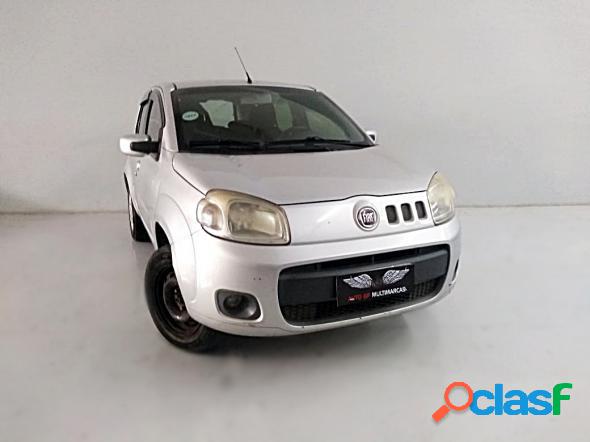 FIAT UNO VIVACE 1.0 EVO FIRE FLEX 8V 3P PRATA 2012 1.0 FLEX