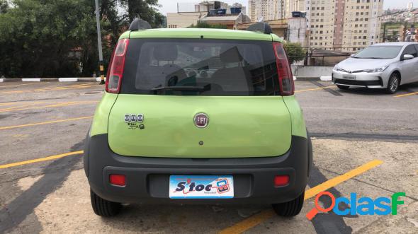 FIAT UNO WAY CELEB. 1.0 EVO FIRE FLEX 8V 5P VERDE 2014 1.0