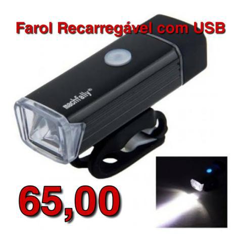 Farol Recarregável usb