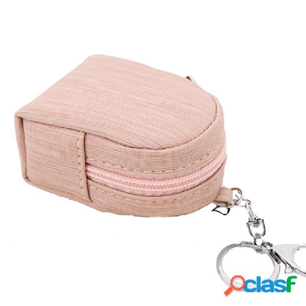 Feminino Coreano À Prova D 'Água Zipper Chave Bolsa