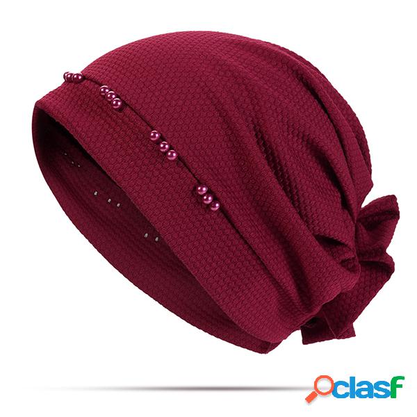 Gorro Quimioterápico Casual Sólido Feminino Flor Grande