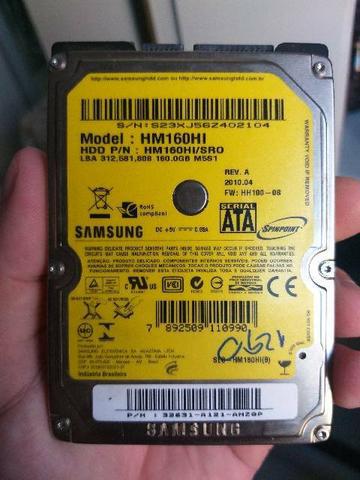 HD de Notebook 160GB