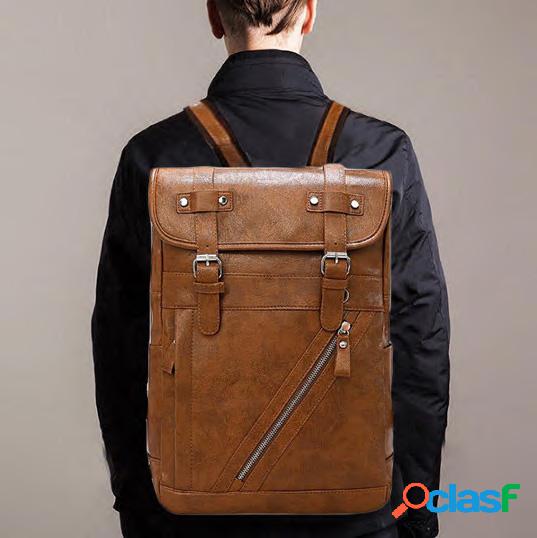 Homens Sólidos Casual Multifuncionais Laptop Flap Men