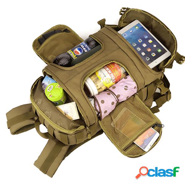 Homens ao ar livre Nylon Camera Backpack 35L Tactical Bolsa