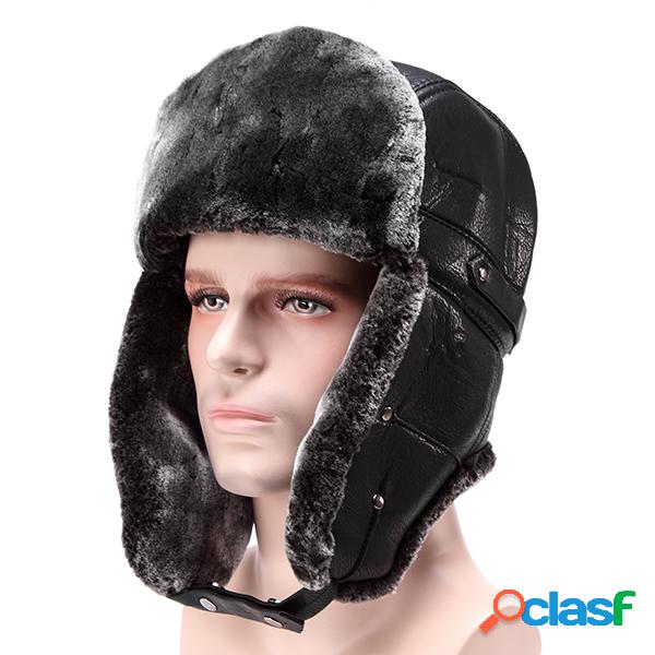 Homens mulheres ao ar livre neve Earmuffs Lei Feng Cap neve