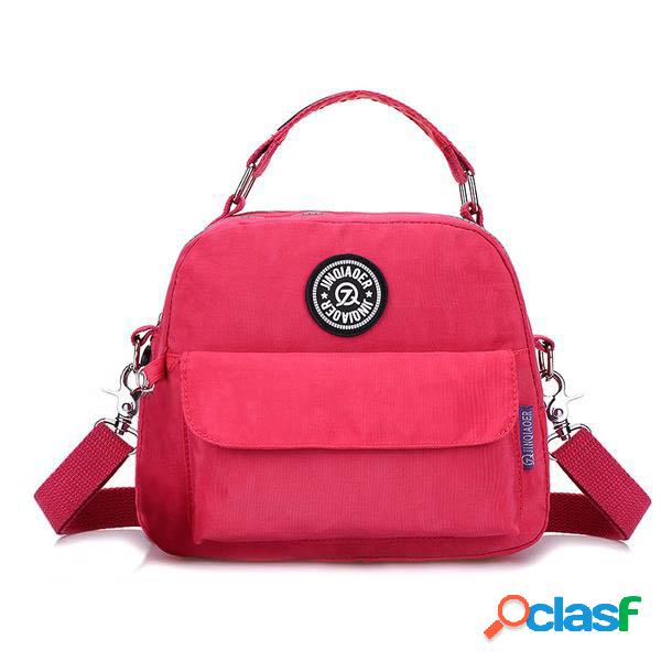 Jinqiaoer Bolsa Impermeável Casual Portátil Transversal