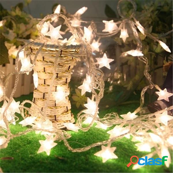KCASA DSL-6 Jardinagem 5M 40LED String Light Star Shape