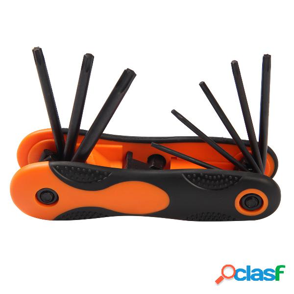 KSEIBI CR-V Dobrável Chave De Fenda Set Métrica Hexágono