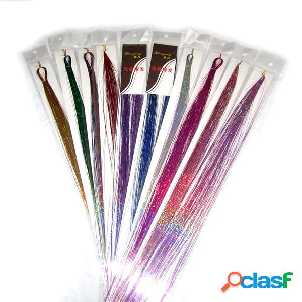 Lanterna colorida Long Straight Invisible Synthetic Hair