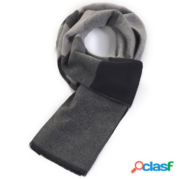 Lenço masculino escovado quente moda xadrez negócios