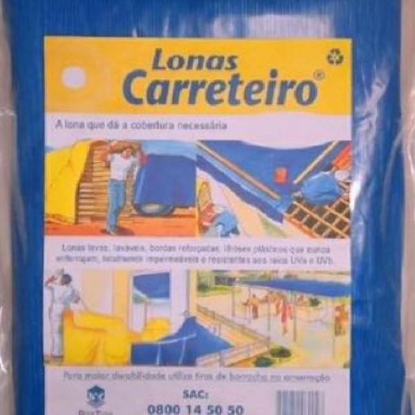 Lona Carreteiro Encerado 6m x 6m ( Azul )