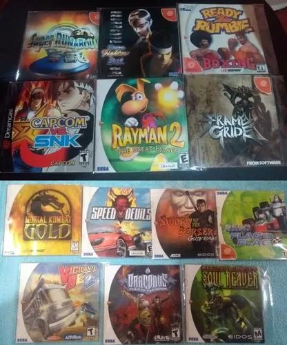 Manuais Dreamcast - Mortal Kombat Capcom Snk Rayman 2