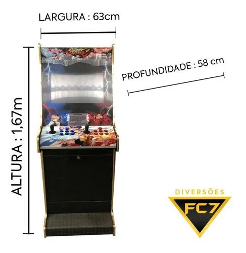 Maquina De Fliperama Multi-jogos Comercial E Residencial